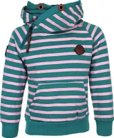 Babes & Binkies Kapuzenpullover Goodday grün rosa - Farbe: Grün/Rosa - Pullover - Kinder - Größe: 122/128