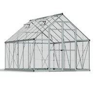 Palram - Szklarnia aluminiowa Canopia Panorama/Octave Silver 366x243x231 cm
