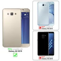 Etui ochronne Cadorabo do Samsung Galaxy A8 2015 w kolorze szarym Etui na telefon komórkowy Etui silikonowe TPU