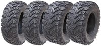 25x10.00-12 & 25x8.00-12 Quad ATV Tyres 6ply Wanda E-Marked Legal (Set of 2 & 2)