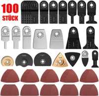 100xOszillierendes Sägeblätter Kit Multifunktionswerkzeug Zubehör Set Multi Tool