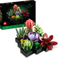 LEGO Icons Sukulenty, Sztuczne Rośliny, Dekoracje dla Domu, Kreatywne Hobby dla Dorosłych, Pomysł na prezent (9 Małych Roślin), 10309