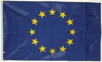 Große Fahne Flagge Europa mit Sternen 90*150cm Hissfahne Hissflagge mit Ösen für Fahnenmast EM WM