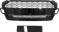 Kratka przednia do Audi A5 F5 Facelift 19-Up Racing Look czarny błyszczący
