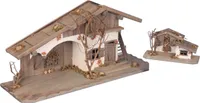 Haus 80cm und 27cm Holzhaus Stall Krippe