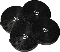 vhbw 4x Aktivkohlefilter Ersatz für Respekta MIZ1000N, MIZ1000 für Dunstabzugshaube - 17,5 cm