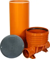 ScarMaxx Schachtsystem Set Höhe 129cm, Breite 62,5cm, 2xDN160 - Ohne Reduzierung