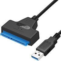 USB 3.0 zu SATA Adapter Konverter Kabel 22Pin SATAIII 2,5" HDD SSD