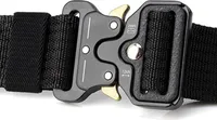 Taktischer Gürtel, Gürtel Herren Arbeitsgürtel Schwerlast Gürtel, Militärstil Schnellverschluss Metallschnalle 38MM Breite für Outdoor, Arbeit, Militär, Freizeit, Jagen