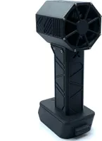 Ručně vedené kanálové turbodmychadlo, 50 mm, bezkartáčový motor, proudový ventilátor, tah 1000 g, myčka aut, vysoce výkonný prachový fukar 700 W, nástroj na čištění klávesnic, kompatibilní s Dewalt/Makita, baterie 16,8 V šC 21 V, volitelně