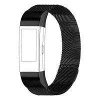 topp - Armband Fitbit Charge 2, Mesh, black