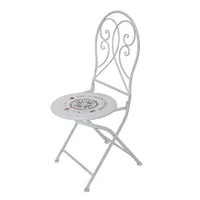 2er Set Klappstuhl Metallstuhl Gartenstuhl Stuhl klappbar mit Motiv