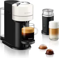 Nespresso-Kapselmaschine Vertuo Next ENV 120.WAE + Zugabe Aeroccino Milchaufschäumer