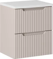 Waschtischunterschrank 50cm, kaschmir und weiß, NEWPORT-56-CASHMERE