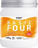 TNT Basic Four Trainingsbooster mit Tyrosin, Beta-Alanin, Creatine und Koffein 500g Himbeere