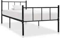 Postelový rošt černý kov 90×200 cm