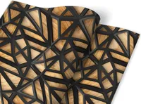 Selbstklebende Dekorationsfolie - Fachwerkholzfurnier 100x50