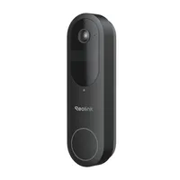 Reolink 2K 4MP videozvonček na batérie, inteligentná detekcia a viacero možností zvonenia, 2,4/5GHz WiFi, nočné videnie, obojsmerný hovor, čierny