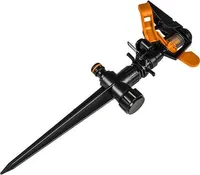 Sprenger Impulsregner Rasensprenger Sprinkler für Garten aus Kunststoff