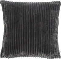 Gözze Kissen Cord Optik mit Füllung 50 x 50 cm anthrazit