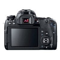 Canon EOS 77D SLR-Digitalkamera Kit inkl. EF-S 18-55mm 1:4-5, 6 IS STM Objektiv schwarz, 24,2 MP, 7,7cm (3 Zoll) Display, APS-CCMOS Sensor, Full HD