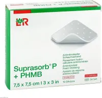 Suprasorb P+Phmb Schaumverband 7,5x7,5 cm 10 St
