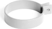 Metall-Auslasstülle Ø 90 mm, Weiß RAL 9010