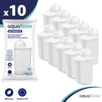 Aquafloow 10x Ersatz Wasserfilter für Kaffeevollautomat Siemens | Kompatibel mit Siemens EQ Serie, EQ  TZ70003, | Ersatzwasserfilter Brita Intenza