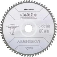 Metabo kotoučová pila Fz/Tz 216X30X58Z Aluminium Cut Professional