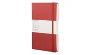 Zápisník MOLESKINE L/A5 s pevnými deskami ve světle červené barvě