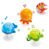 Hape Saugnapf Rasselset 3 Tiere Wal Krake 0m+