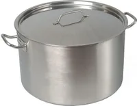 Ø28cm Großraumtopf Profi-Line 11l aus Edelstahl mit Deckel