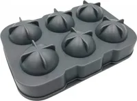 Alpenburg Silikonform für 6 Eiskugeln für Getränke 33073