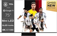 TCL 75QM8B Fernseher MiniLED 75 Zoll, QLED, 144Hz, 4K HDR