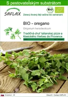 SAFLAX - BIO - oregano - Origanum heracleoticum - 1500 Semená - S pestovateľským substrátom bez klíčkov