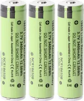 Bateria Panasonic odpowiednia dla icucam 4, 5 icucell 18650, 3400mAh Bateria litowo-jonowa 3 sztuki w zestawie