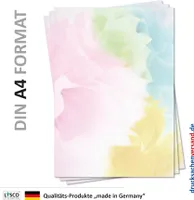 Motiv Briefpapier (Farben-5098, DIN A4, 25 Blatt) bunt farbig abstraktes Muster Briefpapier