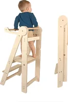 Lernturm faltbar, Montessori Lernturm, Faltbarer Küchenturm, Lerntower
