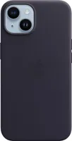 Apple iPhone 14 Hülle - Echtleder - Hard Case, Backcover - Dunkelblau