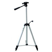 vhbw Fotostativ für Kamera - Kamerastativ inkl. Aufbewahrungstasche, 48 - 130 cm, Max. 3 kg, Schwarz, Grau