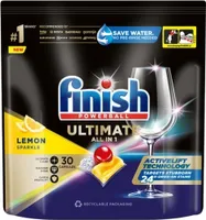 Tablety do myčky Finish Quantum Ultimate, 30 kusů, citronové chutě