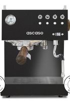 Ascaso Steel DUO PID Traditionelle Espressomaschine, Edelstahlgehäuse, Tassenwärmer, Zeitschaltuhr, Milchaufschäumer