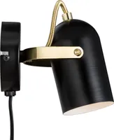 Nordlux nástenný bod Lotus Black, mosadz 50101003