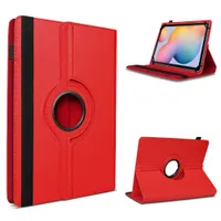 Tablet Hülle für Samsung Galaxy Tab A7 10.4 Tasche Schutz Case Cover 360 DrehbarFarbe:Rot