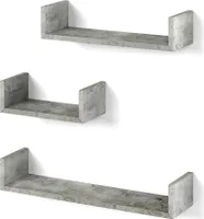 Vicco Wandregal , 60 x 10 cm 3er Set, Beton