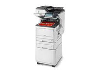 OKI MC883dnct 4 in 1 Farblaser-Multifunktionsdrucker weiß