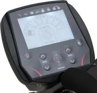 vidaXL wykrywacz metali o głębokości wyszukiwania 20 cm z wyświetlaczem LCD