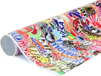 Stickerbomb TLK-040 samoprzylepna folia wrap 152x700cm - wnętrze/zewnętrze