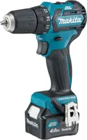 Makita DF332DSME Akku-Bohrschrauber 2 Stück 12V 4,0 Ah Akkus, inkl. Schnellladegerät