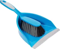 Kehrgarnitur blau Kunststoff 23,0 cm breit
